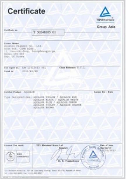 Final Certificate